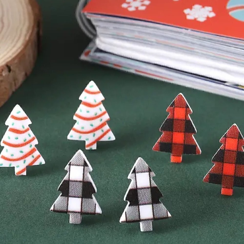 3-Pack of Christmas‎ Tree Earrings - Picture 3 of 3